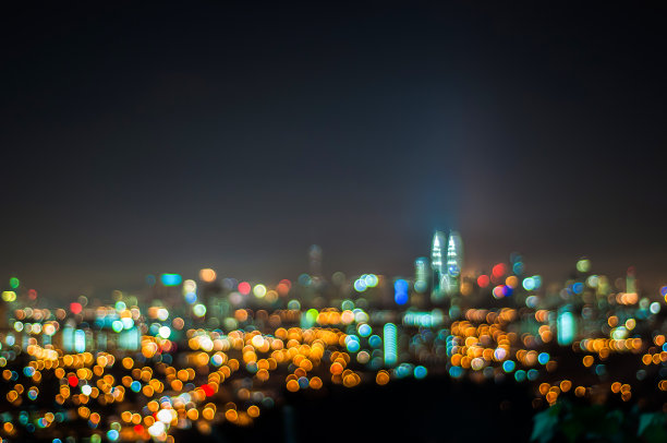 模糊吉隆坡的图像图片下载