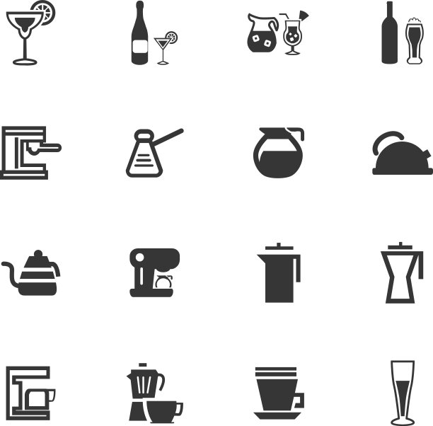 用户界面设计的矢量图标图片下载