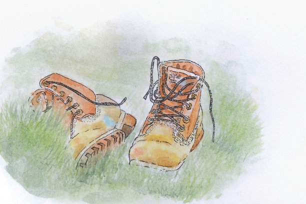 徒步旅行靴图片下载