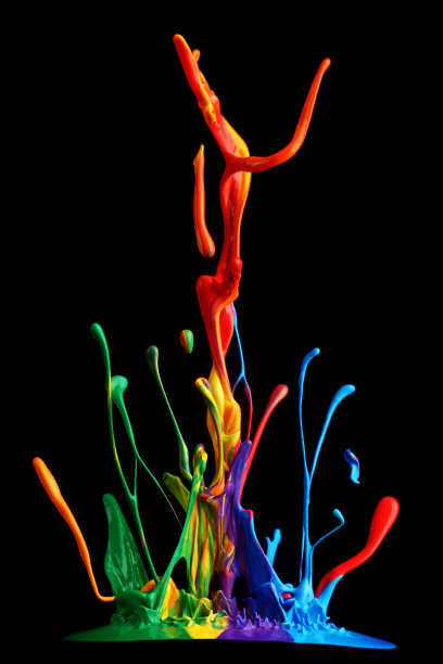 丰富多彩的油漆溅图片下载