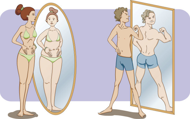 男人和女人的自我概念图片下载