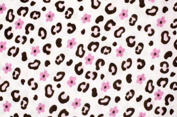 粉红色和棕色豹纹花。图片下载