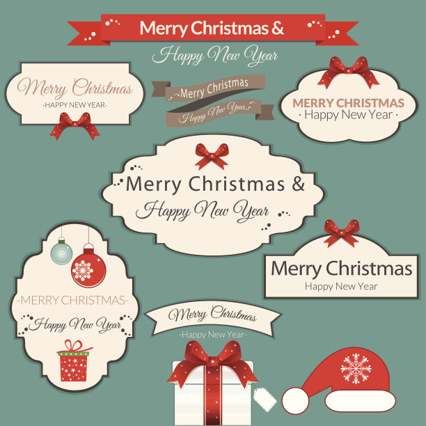 圣诞节的标签图片下载