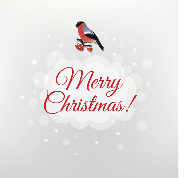 有鸟的圣诞海报图片下载