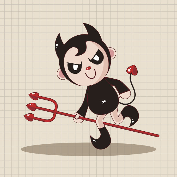 魔鬼的主题元素图片下载