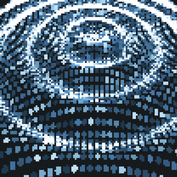 数字波背景素材图片