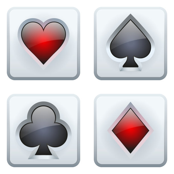 赌场广场图标卡套装图片下载