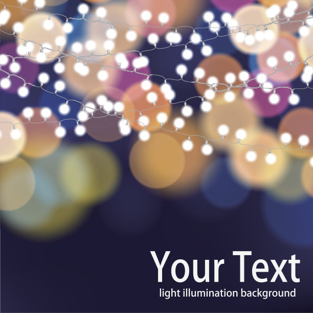 彩色灯光抽象背景素材图片