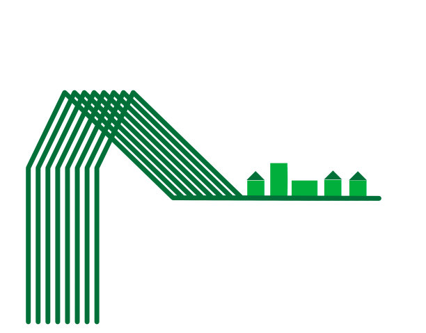 绿色能源国内供应理念。平面设计。图片下载