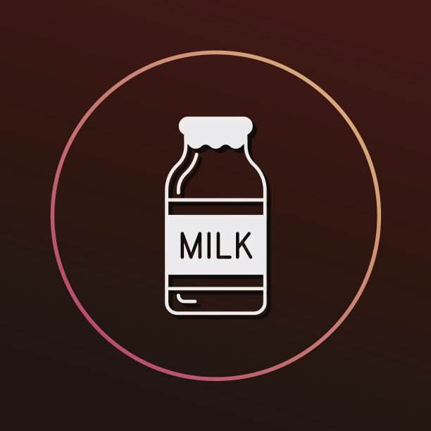 牛奶图标图片下载