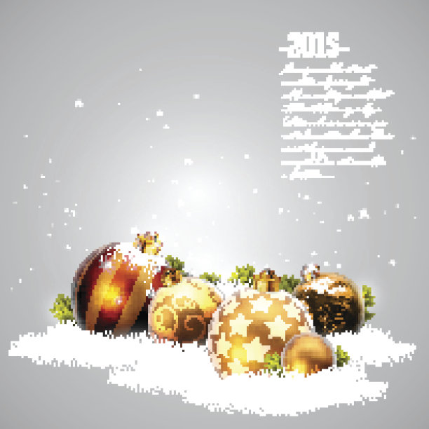 圣诞球设计图片下载