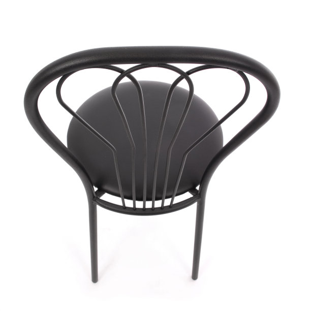 黑色金属椅子图片下载