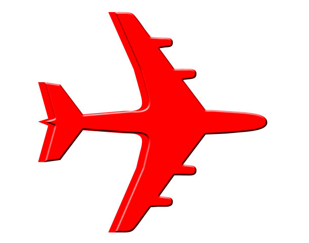 三维喷气式飞机上的白色插图。图片下载