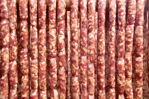 著名的台湾香肠特写图片下载