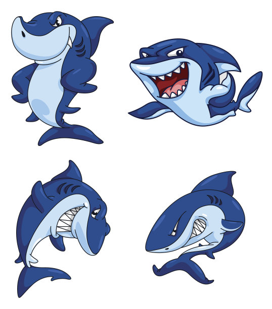 鲨鱼集合图片下载