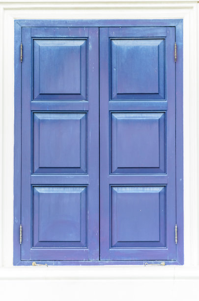 古董木制窗户图片下载