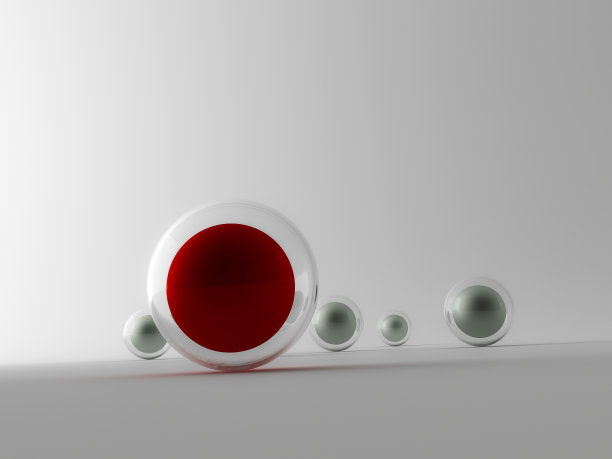 收集多彩的光泽球图片下载