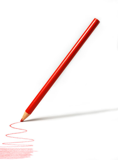红色的蜡笔图片下载