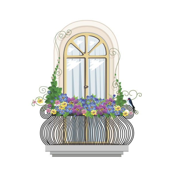 阳台用鲜花图片下载