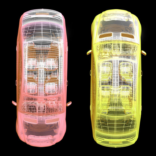黑色汽车的视野图片下载