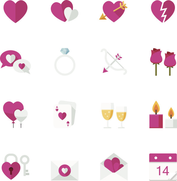 情人节的图标图片下载