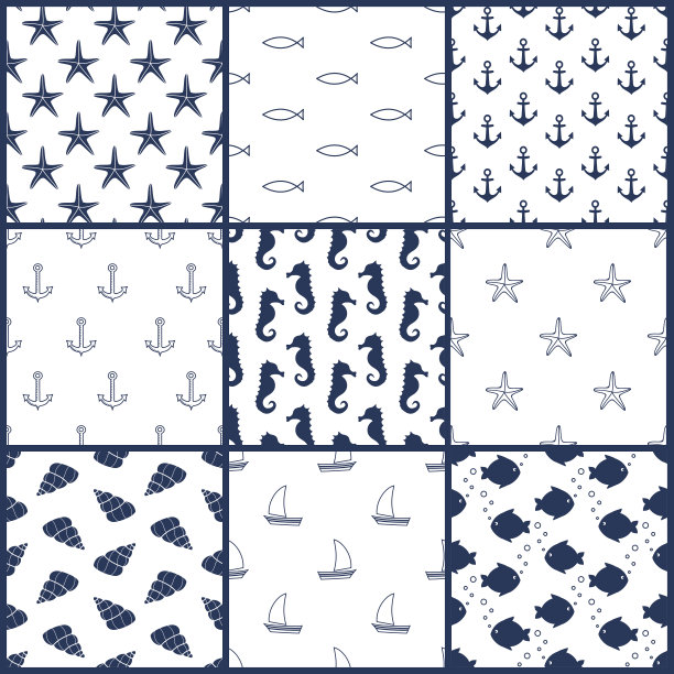 海洋生物背景资料图片下载