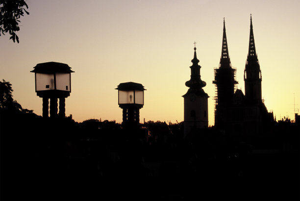 萨格勒布1号城市的黎明图片下载