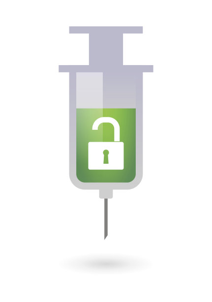 带锁垫的注射器图片下载