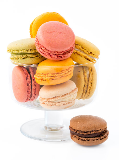 色彩斑斓的杏仁饼图片下载