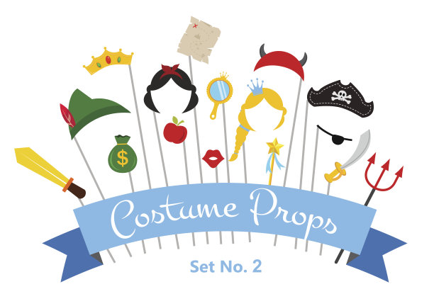 王子和公主派对布景-摄影道具图片下载