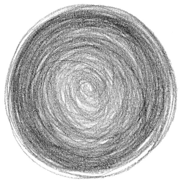 抽象圆铅笔涂鸦背景纹理。素材图片