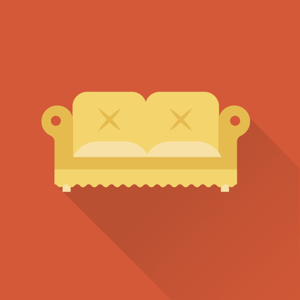 沙发矢量图标图片下载