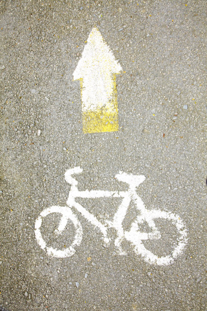 自行车道的象征图片下载