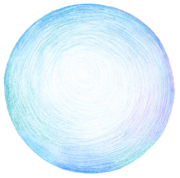 抽象圆铅笔涂鸦背景纹理。素材图片