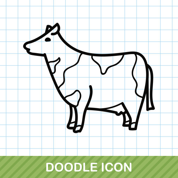 牛涂鸦图片下载