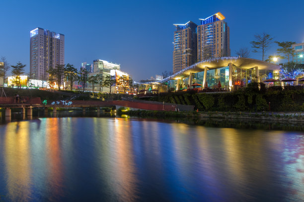 台湾台中市的天际线图片下载