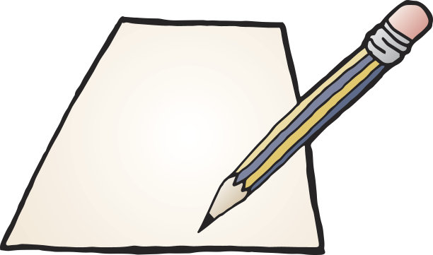 记事本和铅笔图片下载