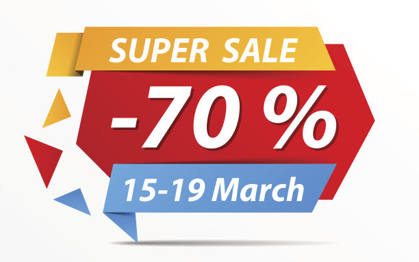 超级销售横幅图片下载