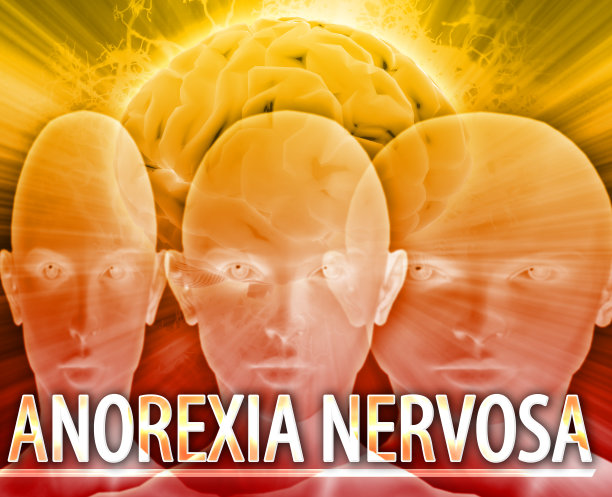 厌食症抽象概念数字插图图片下载