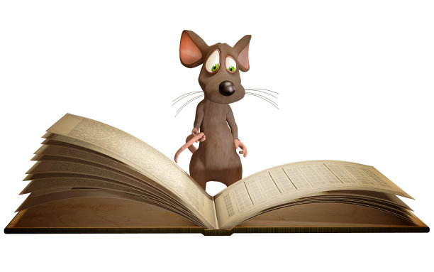 鼠标阅读书图片下载
