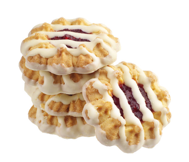 带果酱和糖衣的饼干图片下载