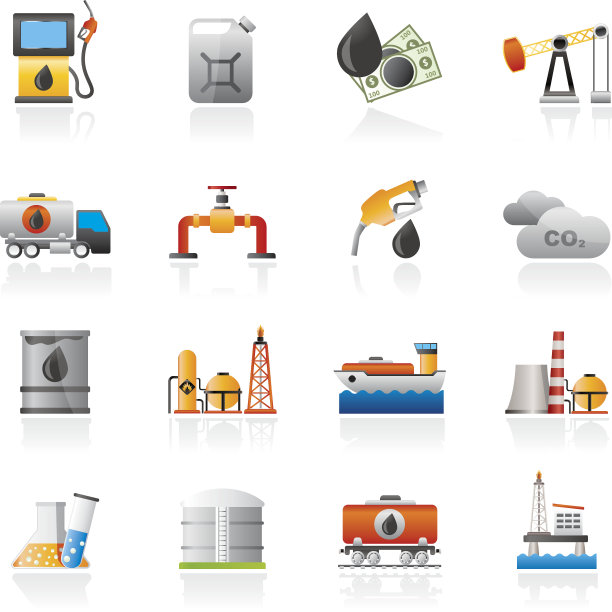 石油和汽油行业的标志图片下载