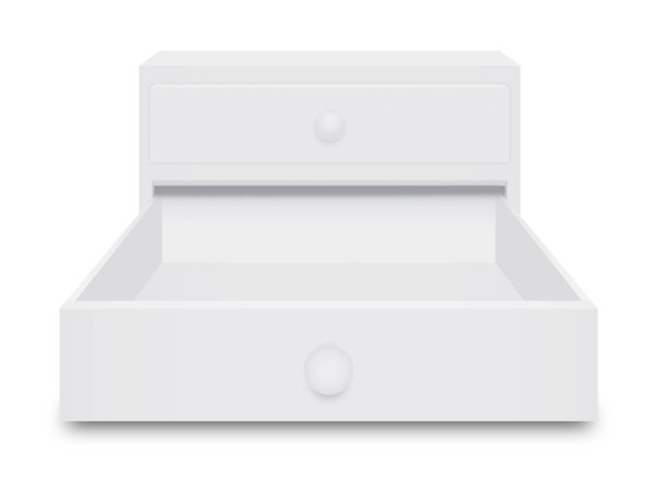 白色的抽屉盒图片下载