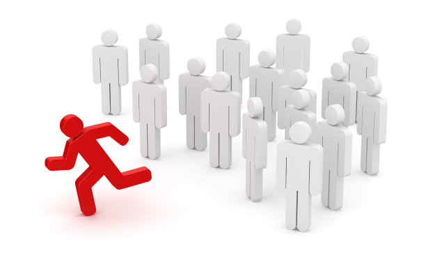 不同的3d人在奔跑图片下载