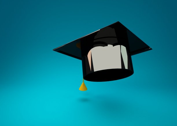 毕业帽3d渲染图片下载