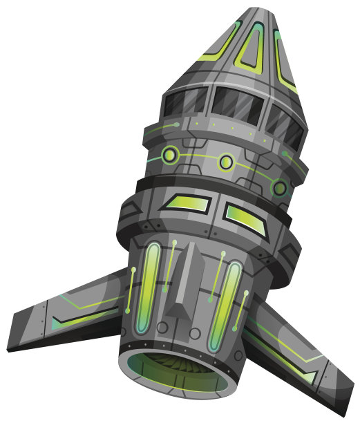 现代设计的宇宙飞船图片下载