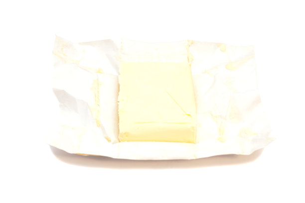 黄油孤立在白色背景上图片下载