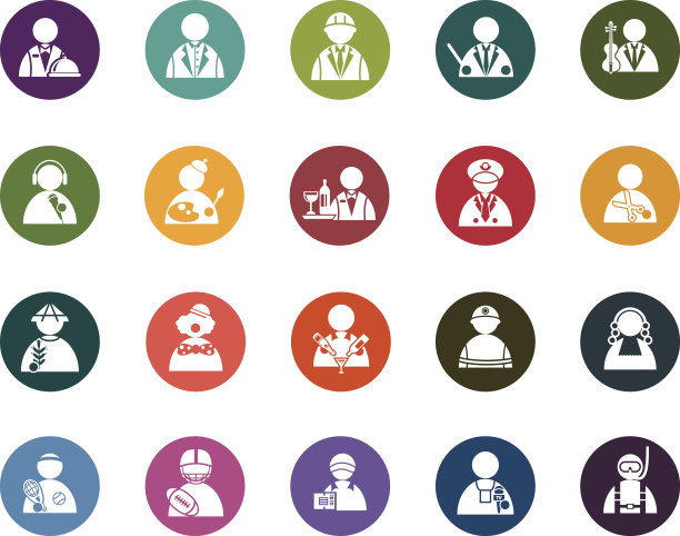 占领颜色图标图片下载