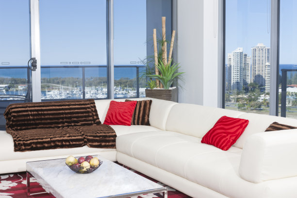 舒适的沙发角落图片下载