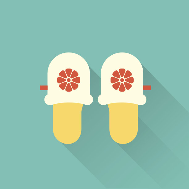 平拖鞋图标图片下载